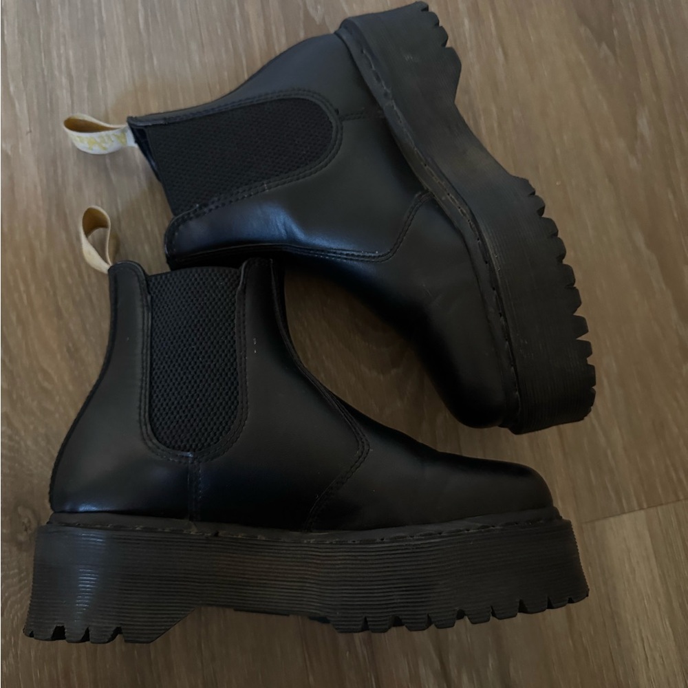 Dr. Martens Black Platform Ankle Boots - Picture 15 of 15